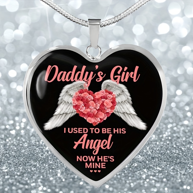 Daddy's Girl Now My Love Necklace Memorial Gift